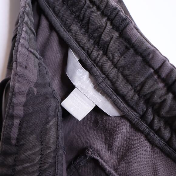 ATHLETA Farallon Jogger Black Olive Camo Mid- Rise Pull-On Active Pant Women's 6 - Picture 12 of 14